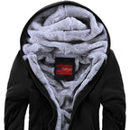 Casual sports polar fleece hooded jacket
