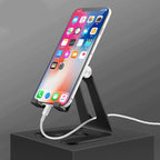 Metal folding mobile phone stand Pi-Mart