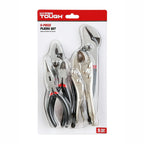 Hyper Tough 5pc Assorted Pliers Set EasyOptionXY LLC