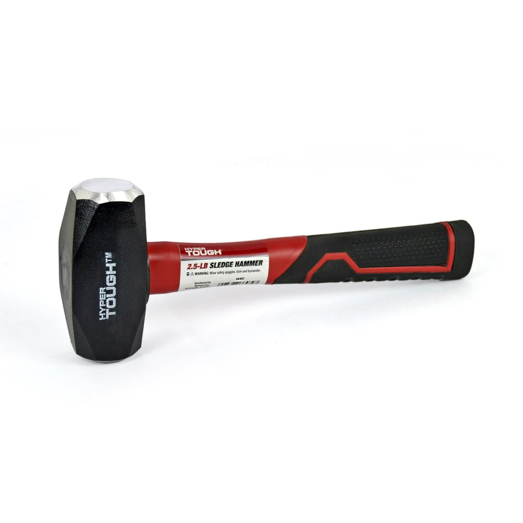 Hyper Tough 2.5 lb Sledge Hammer, Fiberglass Handle EasyOptionXY LLC