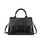 Women tote crossbody bag genuine leather crocodile - SJB-DIAMOND ELITES