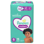 Pampers Cruisers Active Fit Taped Diapers Size 6, 16 Count
