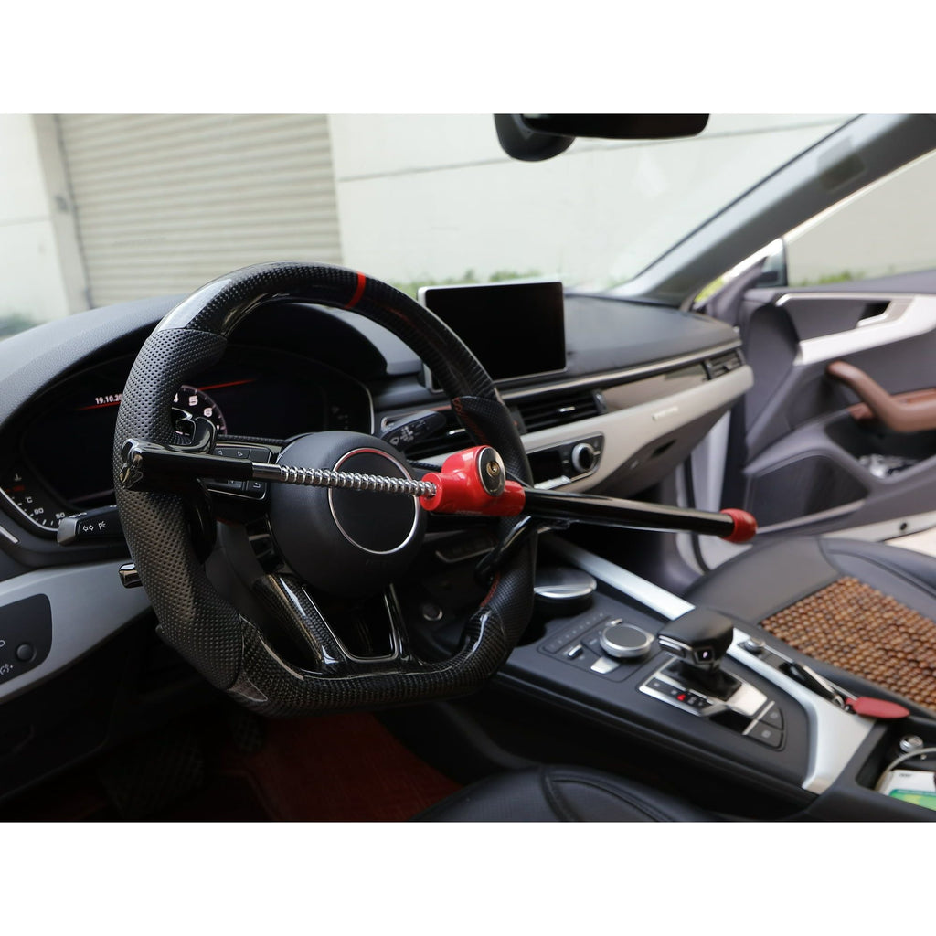 Hyper Tough Anti-Theft Steering Wheel Lock, Red, Black, Model 7867 EasyOptionXY LLC