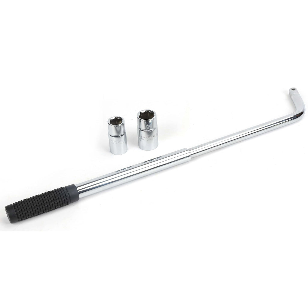 HyperTough 15-inch to 22-inch Extendable Lug Wrench, Model 6224, Tire