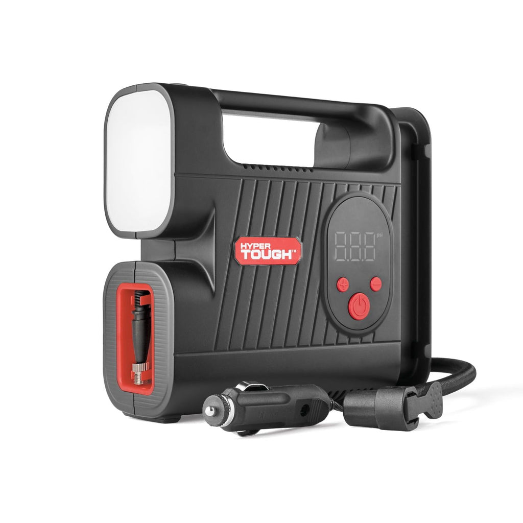 Hyper Tough DC 12V Digital Car Tire Inflator with Auto-off Function EasyOptionXY LLC
