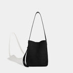 Suede vintage leopard print bucket bag, versatile shoulder crossbody women tote bag, hobo shoulder bag for women - SJB-DIAMOND ELITES