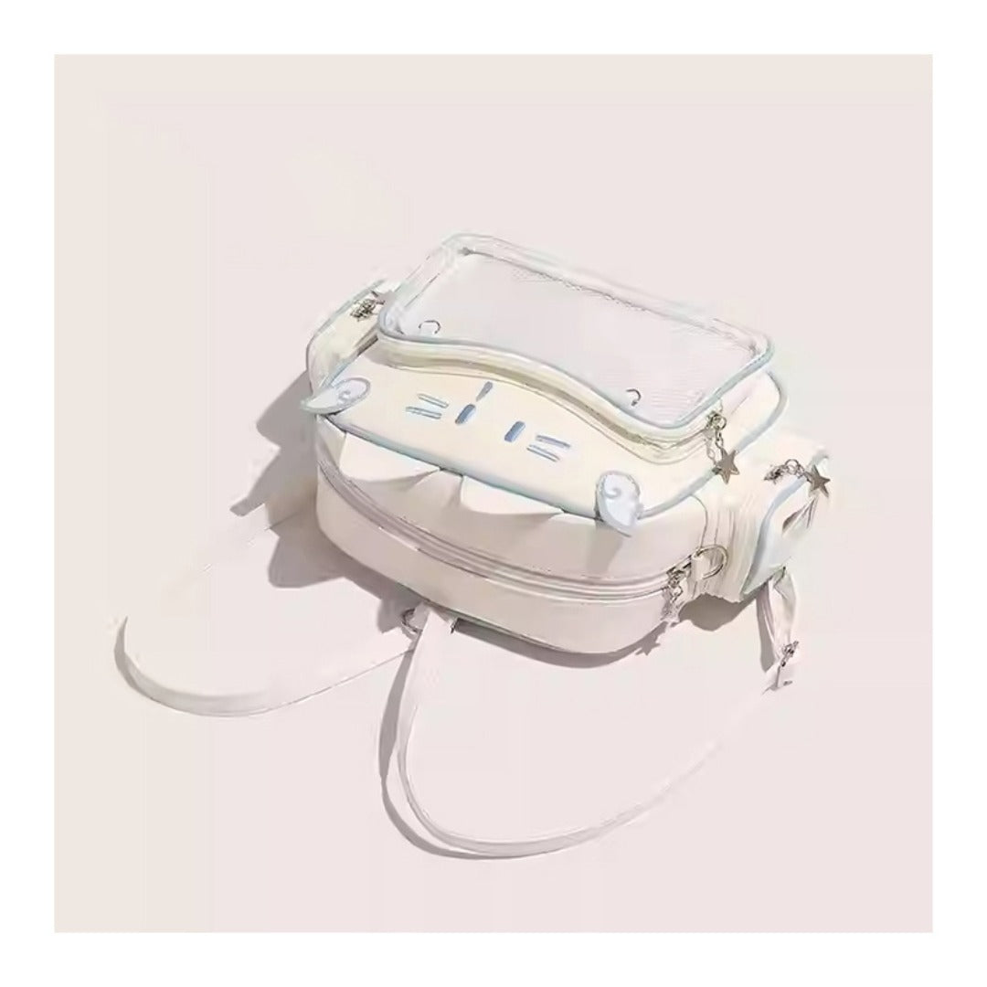 Cute transparent toddler purse, girls backpack pure cute, crossbody backpack for children teens - SJB-DIAMOND ELITES