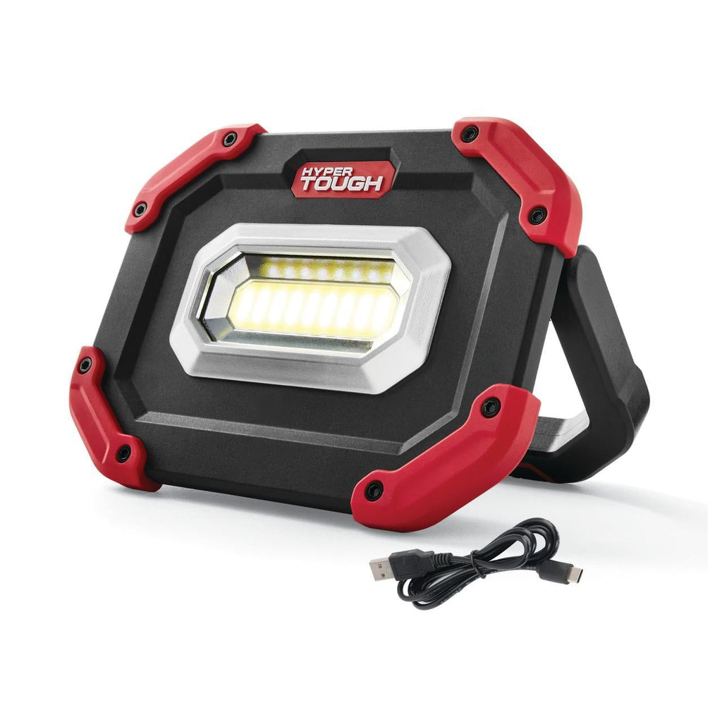 Hyper Tough 1200 Lumen LED Rechargeable Portable Work Light, Red, Black EasyOptionXY LLC