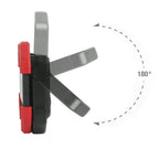 Hyper Tough 1200 Lumen LED Rechargeable Portable Work Light, Red, Black EasyOptionXY LLC