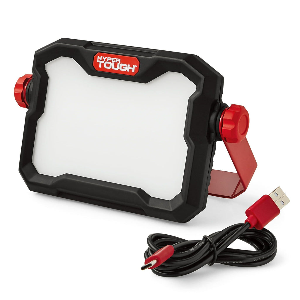 Hyper Tough 10W LED 1000 Lumen Rechargeable Free Standing Light, Handheld Portable Work Light EasyOptionXY LLC