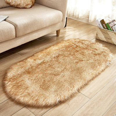 Oval wool-like carpet Pi-Mart