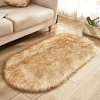 Oval wool-like carpet Pi-Mart