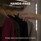 Hyper Tough 16" Under Cabinet Lights with Hand Wave Technology (Set of 3), Plug In EasyOptionXY LLC