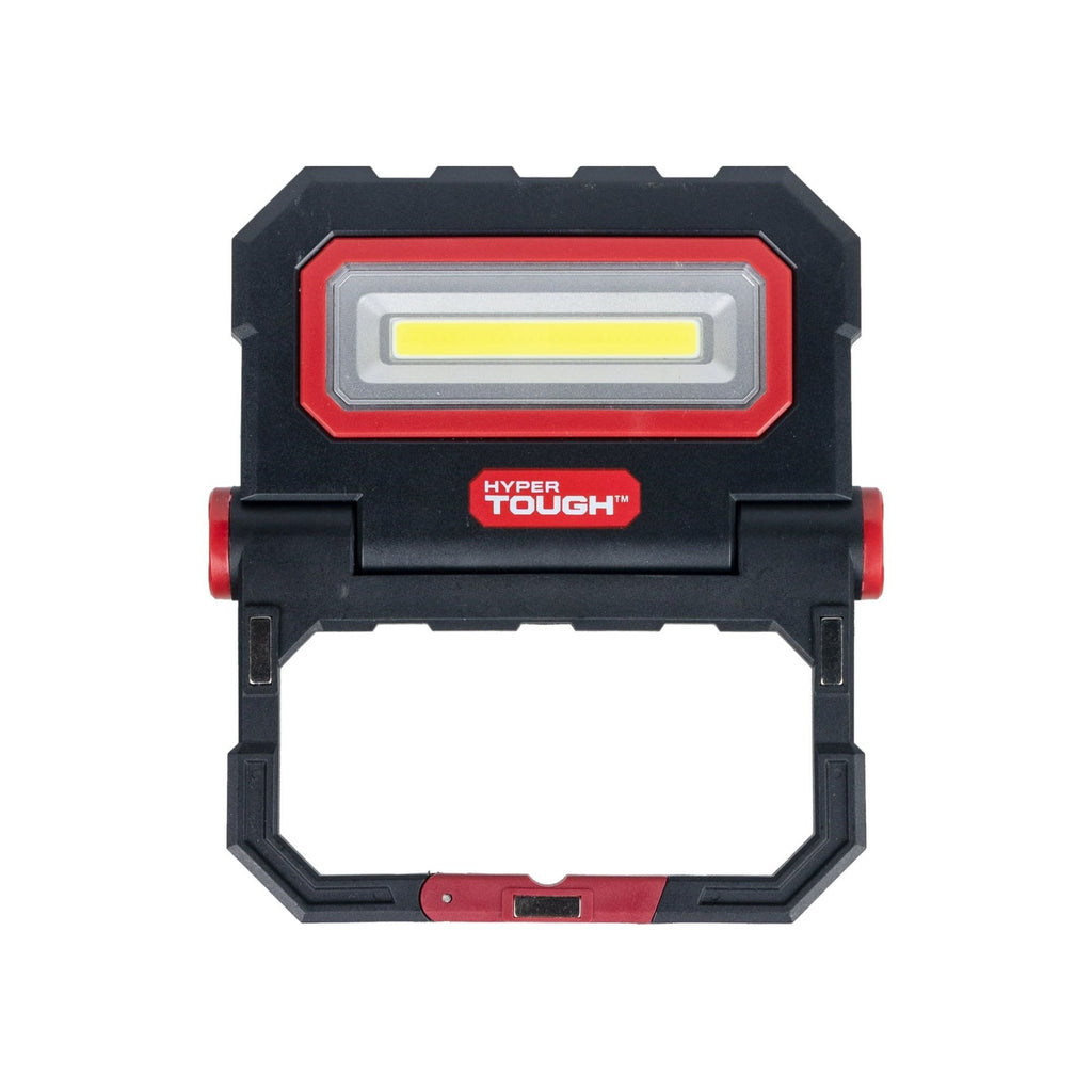 Hyper Tough 500 Lumens Area Light with Pivoting Stand and Strong Magnet, Powered by 3 AA Battery