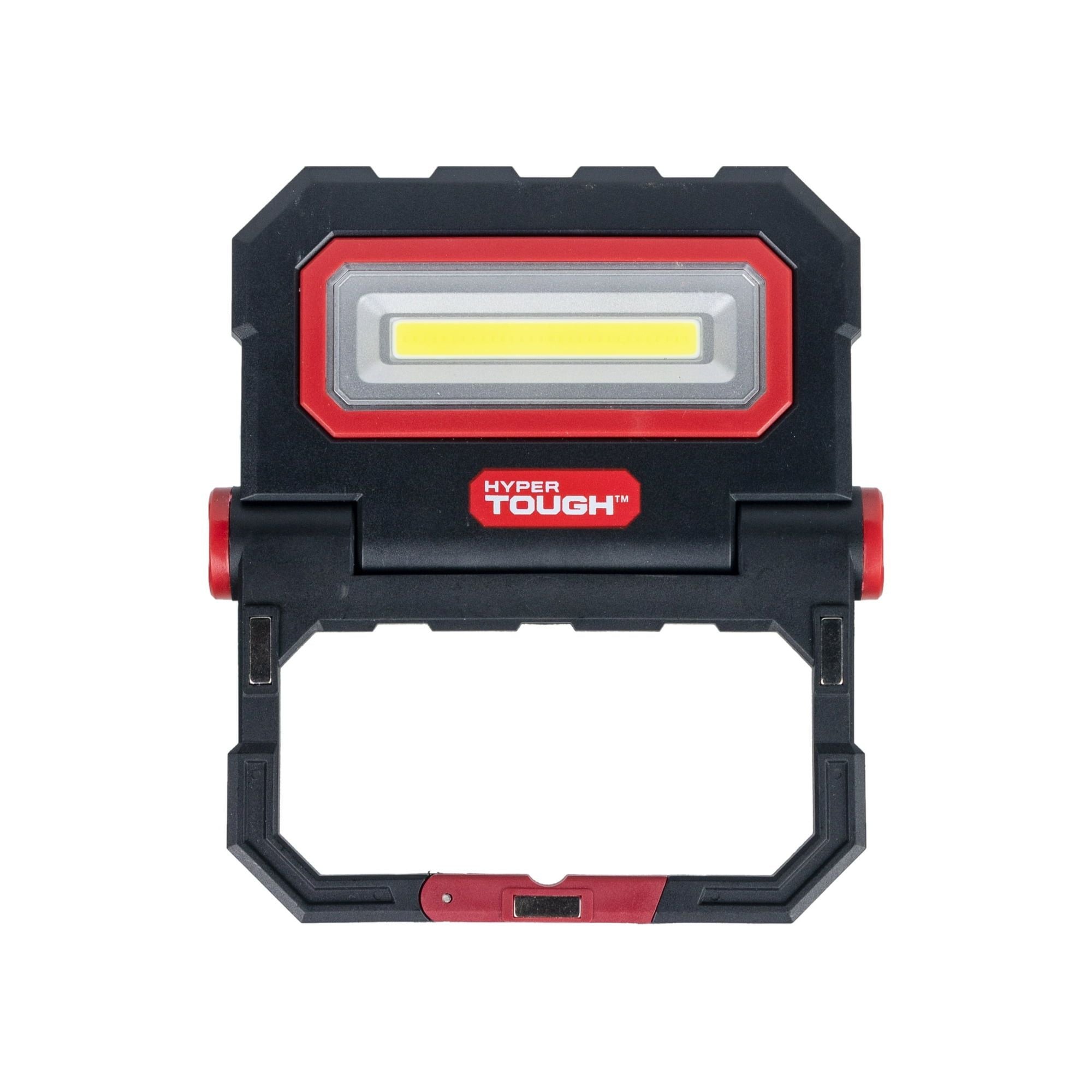 Hyper Tough 500 Lumens Area Light with Pivoting Stand and Strong Magnet, Powered by 3 AA Battery