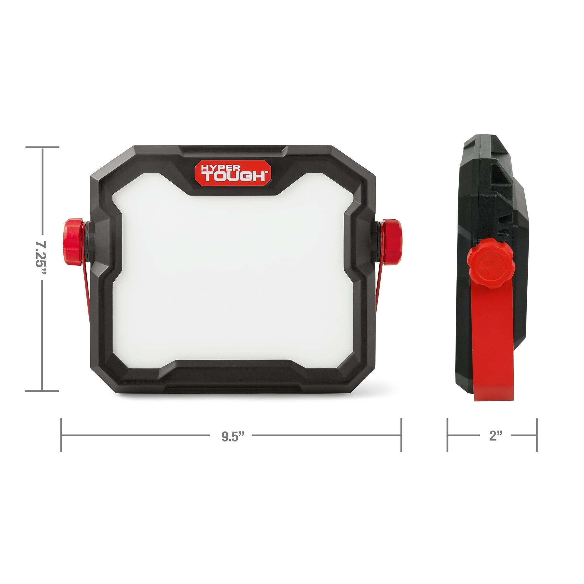 Hyper Tough 50W LED 5000 Lumen Rechargeable Free Standing Light, Handheld Portable Work Light EasyOptionXY LLC