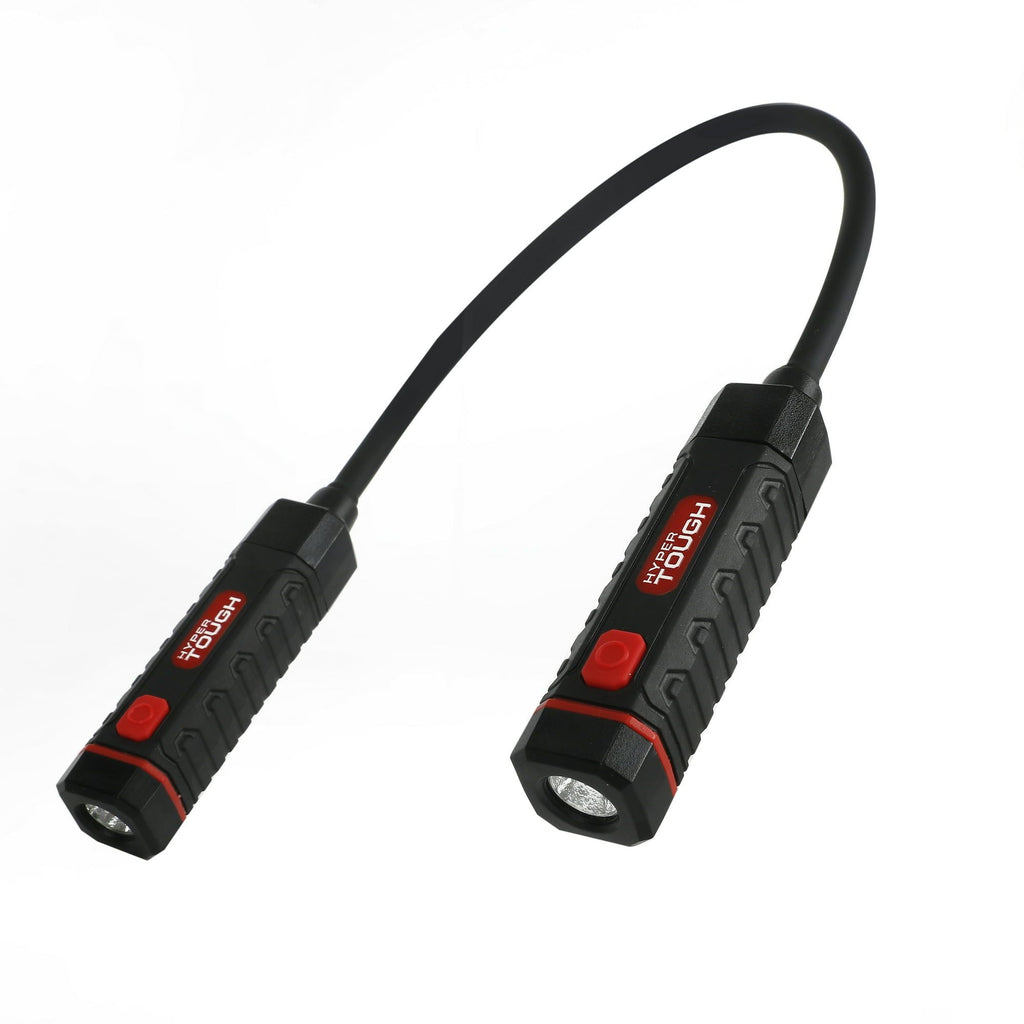Hyper Tough 160-Lumen LED Handsfree Portable Flex Work Light, AA Batteries, Black EasyOptionXY LLC
