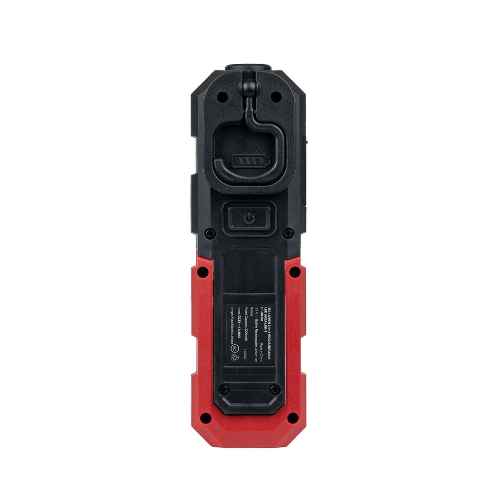 Hyper Tough, 350 Lumen 2 in1 Rechargeable Led Work Light, Spot(SMD), Area(COB)