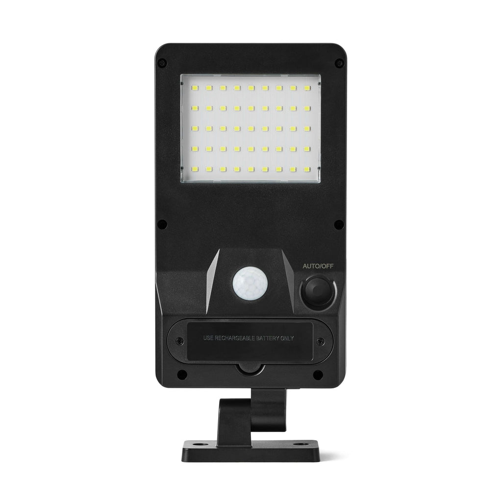Hyper Tough Solar Motion Street/Area Light, Dusk to Dawn Wall Mount, 120¡ã degree, 800 Lumens, Black EasyOptionXY LLC