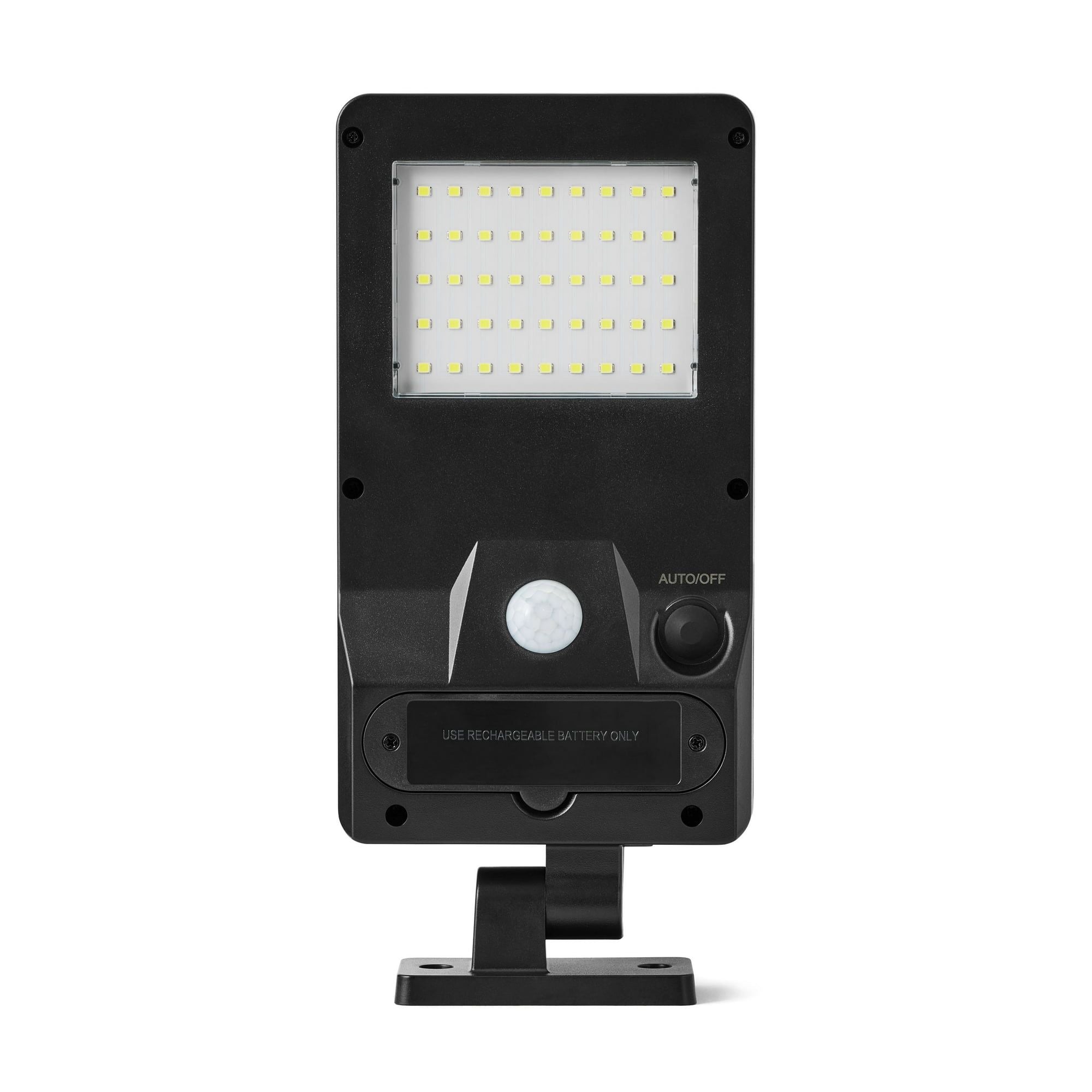 Hyper Tough Solar Motion Street/Area Light, Dusk to Dawn Wall Mount, 120¡ã degree, 800 Lumens, Black EasyOptionXY LLC