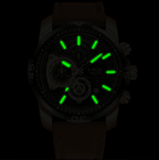 Men's Elegant Waterproof  Watch With Leather Straps   Business Style Watches Unique Design Perfect Gift For Your Man Stevvex