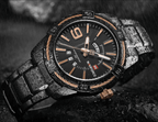 Men's  Luxury Stainless steal Waterproof Watch With Day And Date Display Unique Design Perfect Gift In Modern Metal Men  Wrist Watch Design - SJB-DIAMOND ELITES