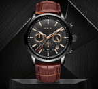 Men's  Waterproof Watch With Chronometers Day View Sport Analog Watches Excellent Look Perfect Gift For Him Stevvex