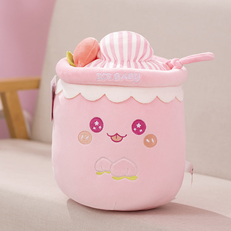 Fashion Cute Milk Tea Plush Toy Pi-Mart