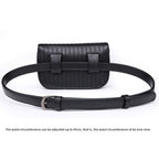 Rivet Women's Small Fanny Pack – Fashionable Casual Waist Bag for Travel, Sports, Holiday, Running, and Beach – Compact, Stylish, and Functional - SJB-DIAMOND ELITES