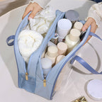 Wet and dry separation wash bag, portable waterproof bath swimming storage bag, business trip cosmetic bag, Transparent Cosmetic Bag, transparent makeup purse, - SJB-DIAMOND ELITES