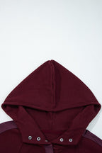 Waffle Zip Up Snap Button Hooded Jacket THRIXINE