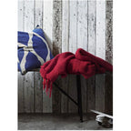 Warm Cozy Knitted Throw Blankets Red 130cm X160cm Pi-Mart