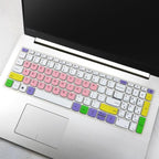 15.6 inch Silicone Laptop Notebook Keyboard Cover Ultra-thin Skin Protector For Gaming Laptop Keyboard For Gaming Lovers Stevvex