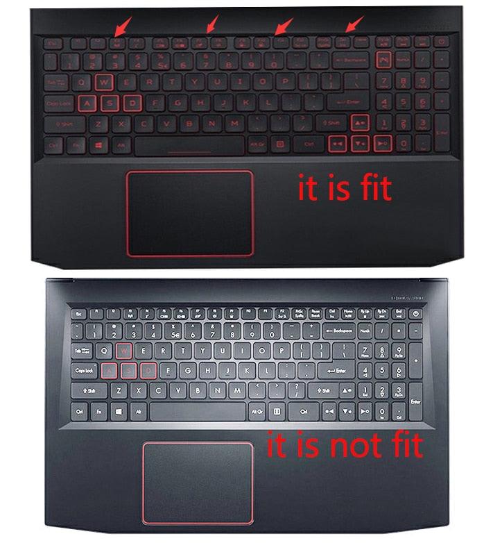 15.6'' Laptop Keyboard Cover Protector Skin Perfect Fit Silicone Skin Keyboard Covers For Laptops Gaming Laptop Keyboard Skin Protector For Gaming Lovers Stevvex