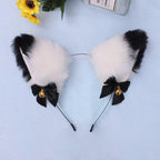 15 Colors Beautiful Masquerade Halloween Cat Ears Cosplay Cat Ear Party Costume Bow Tie Bell Headwear Headband Gorgeous Hair Accessories For Women