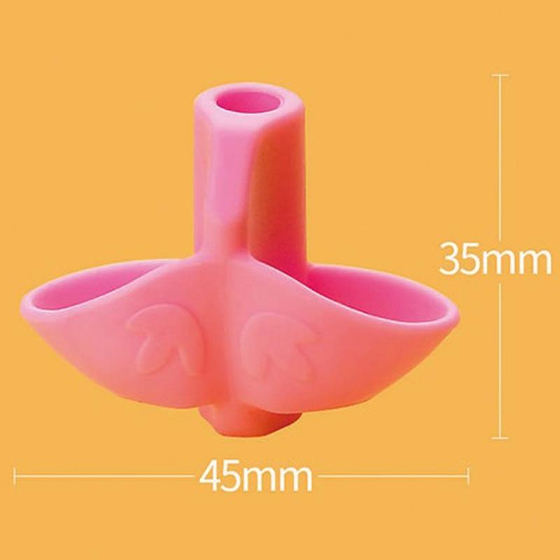 15 Pcs School Students Writing Pencil Pen Holder Children Kids Learning Practice Silicone Pen Aid Grip Posture Correction Device Ergonomic Grip Aid Writing Tool Posture Correction Stevvex