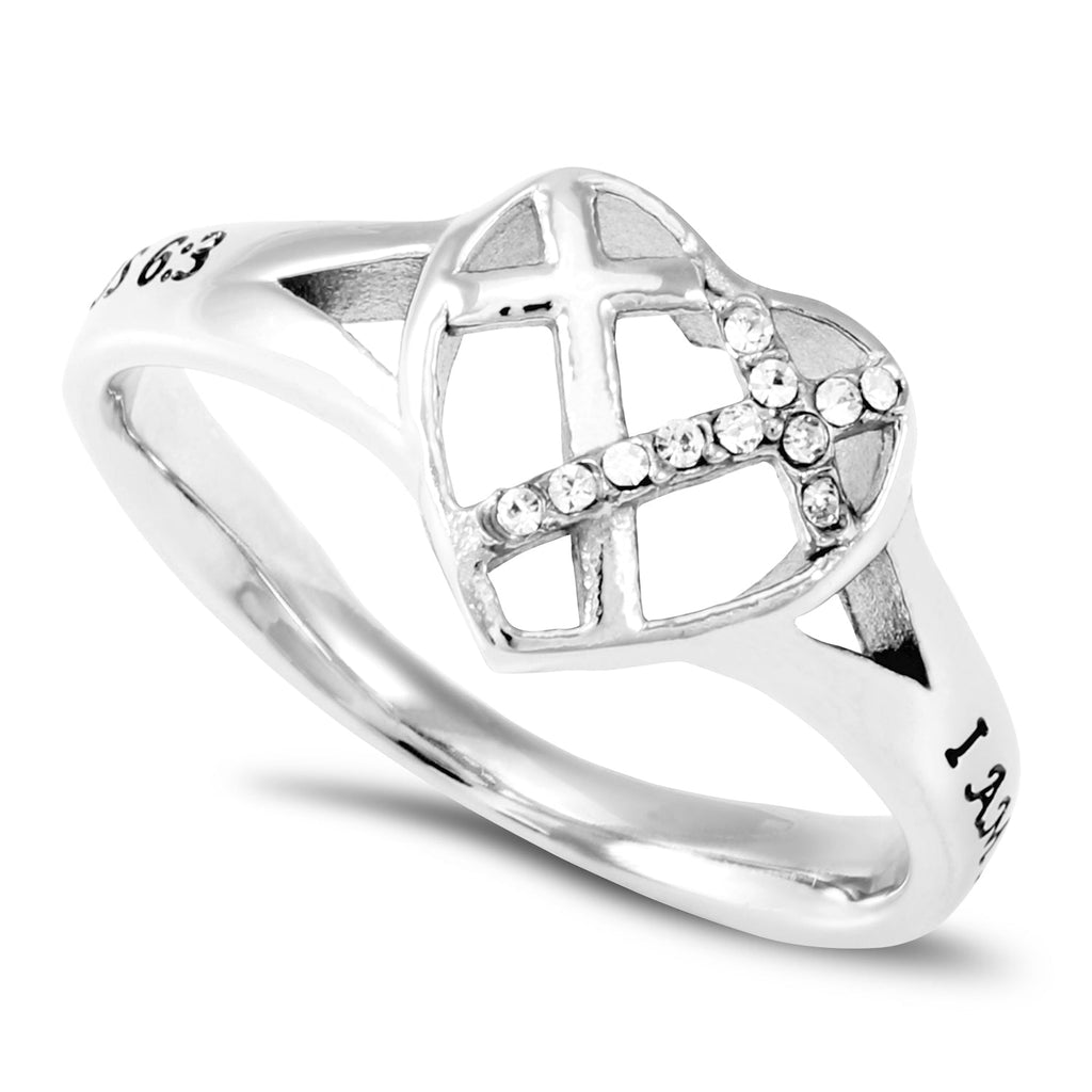 CZ Patchwork Cross Ring KingdomWear