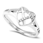 CZ Patchwork Cross Ring KingdomWear