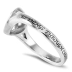 CZ Patchwork Cross Ring KingdomWear