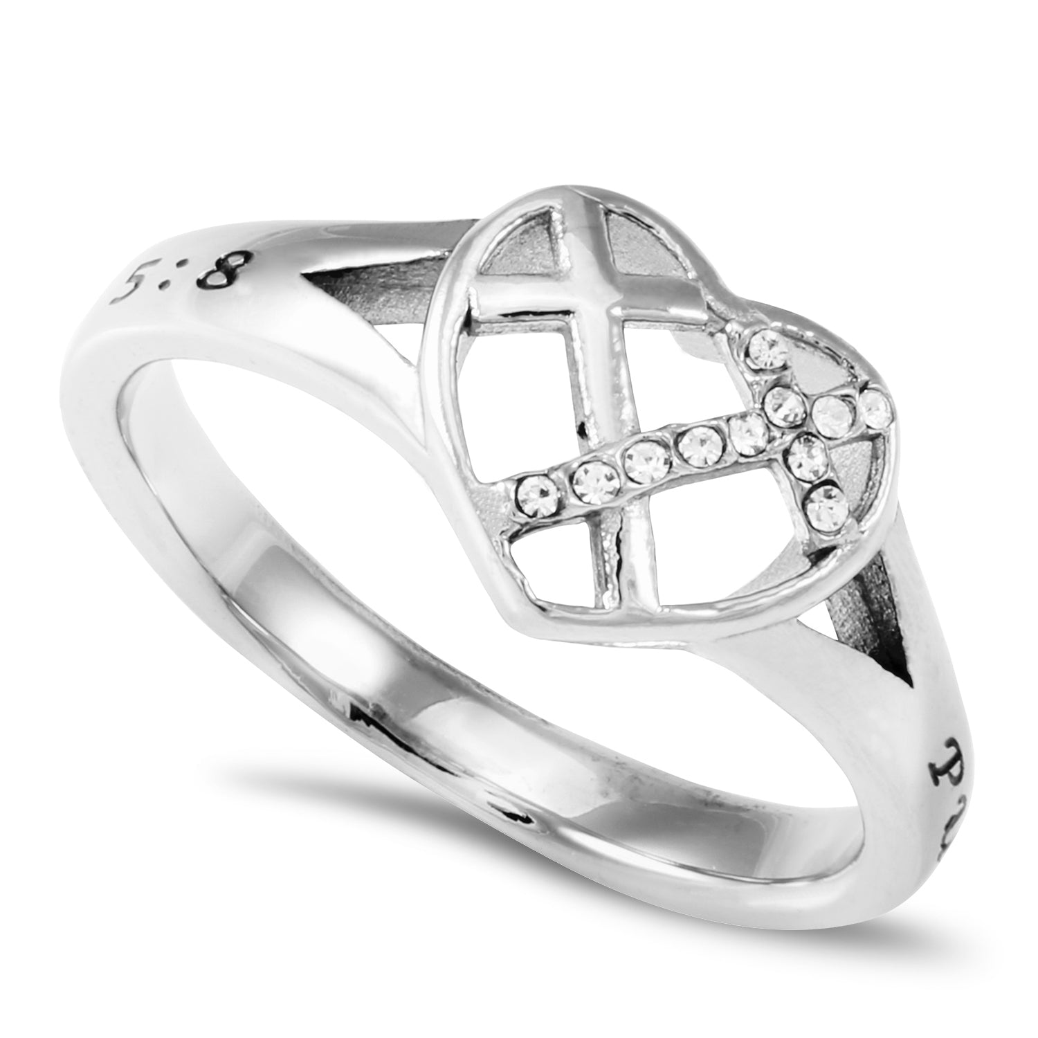 CZ Patchwork Cross Ring KingdomWear
