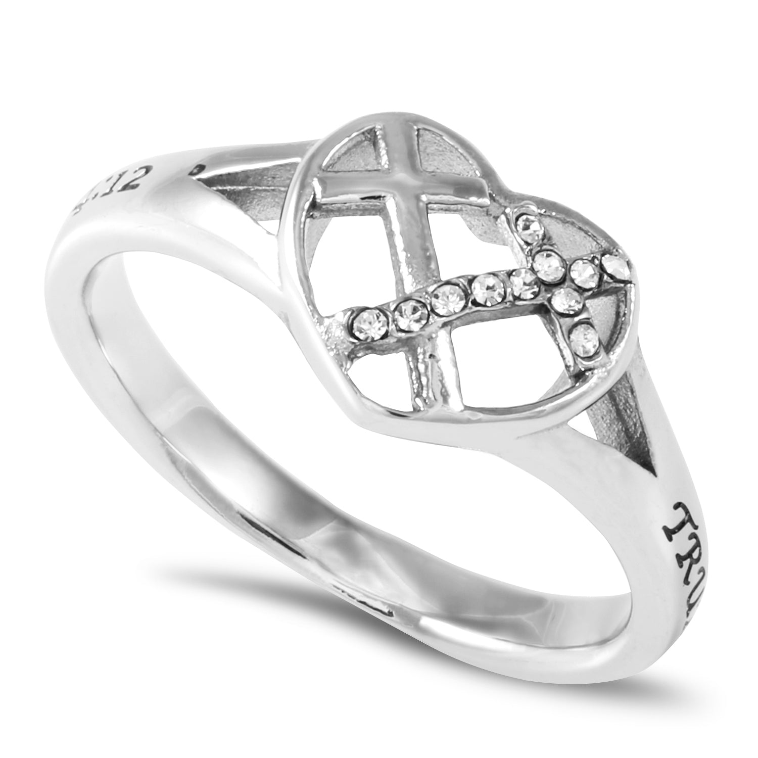 CZ Patchwork Cross Ring KingdomWear