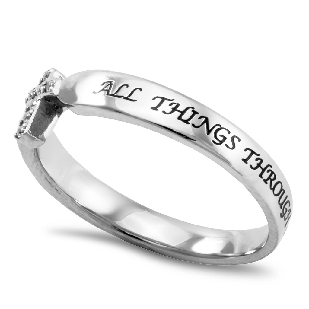 CZ Tiny Tip Ring KingdomWear