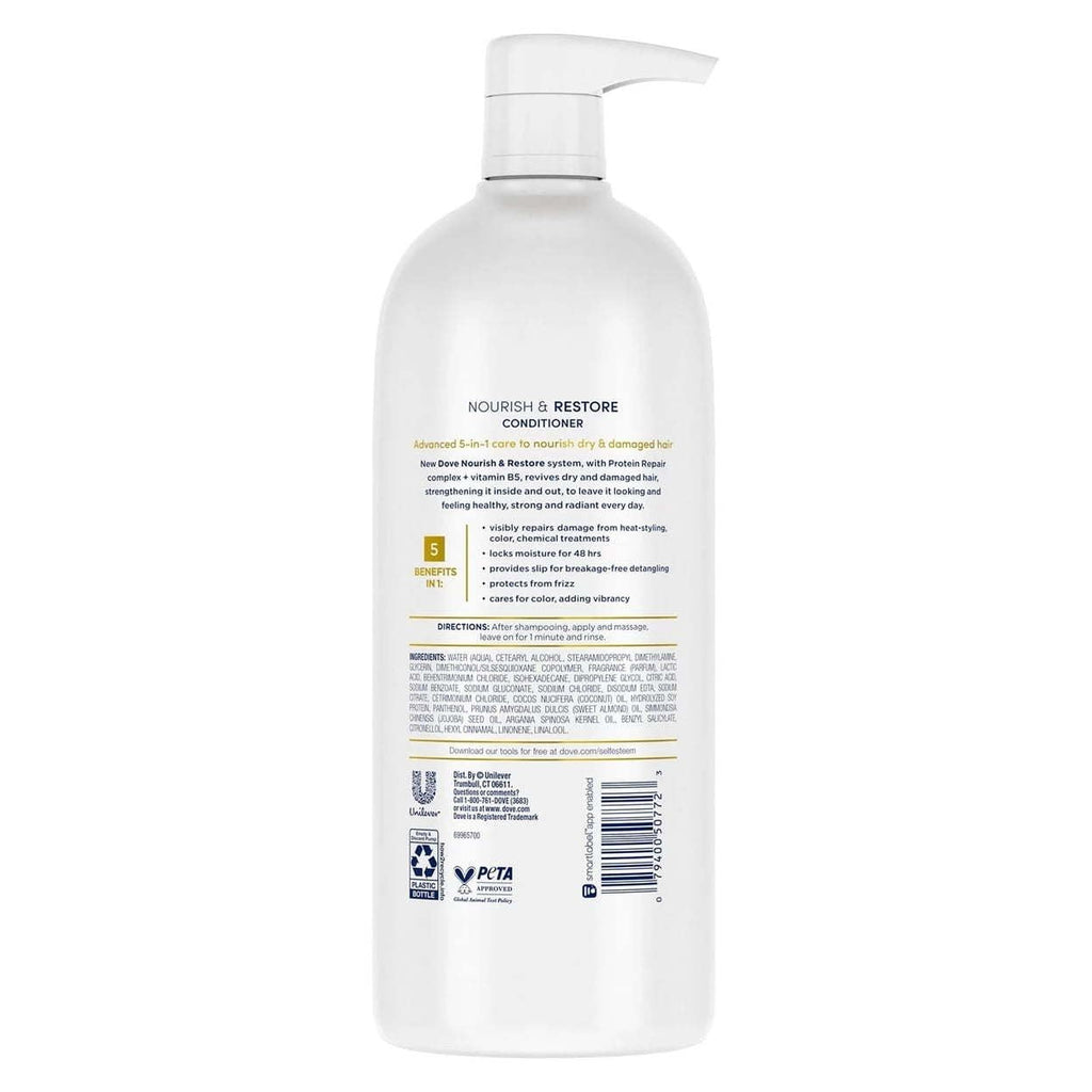 Dove Nourish and Restore 5-in-1 Conditioner (33.8 Fluid Ounce) EasyOptionXY LLC