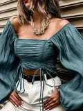 Elegant Crop Top Livenza, Mint - SJB-DIAMOND ELITES