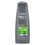 Dove Men+Care Fortifying 2-in-1 Shampoo and Conditioner Fresh & Clean with Caffeine, 12 oz