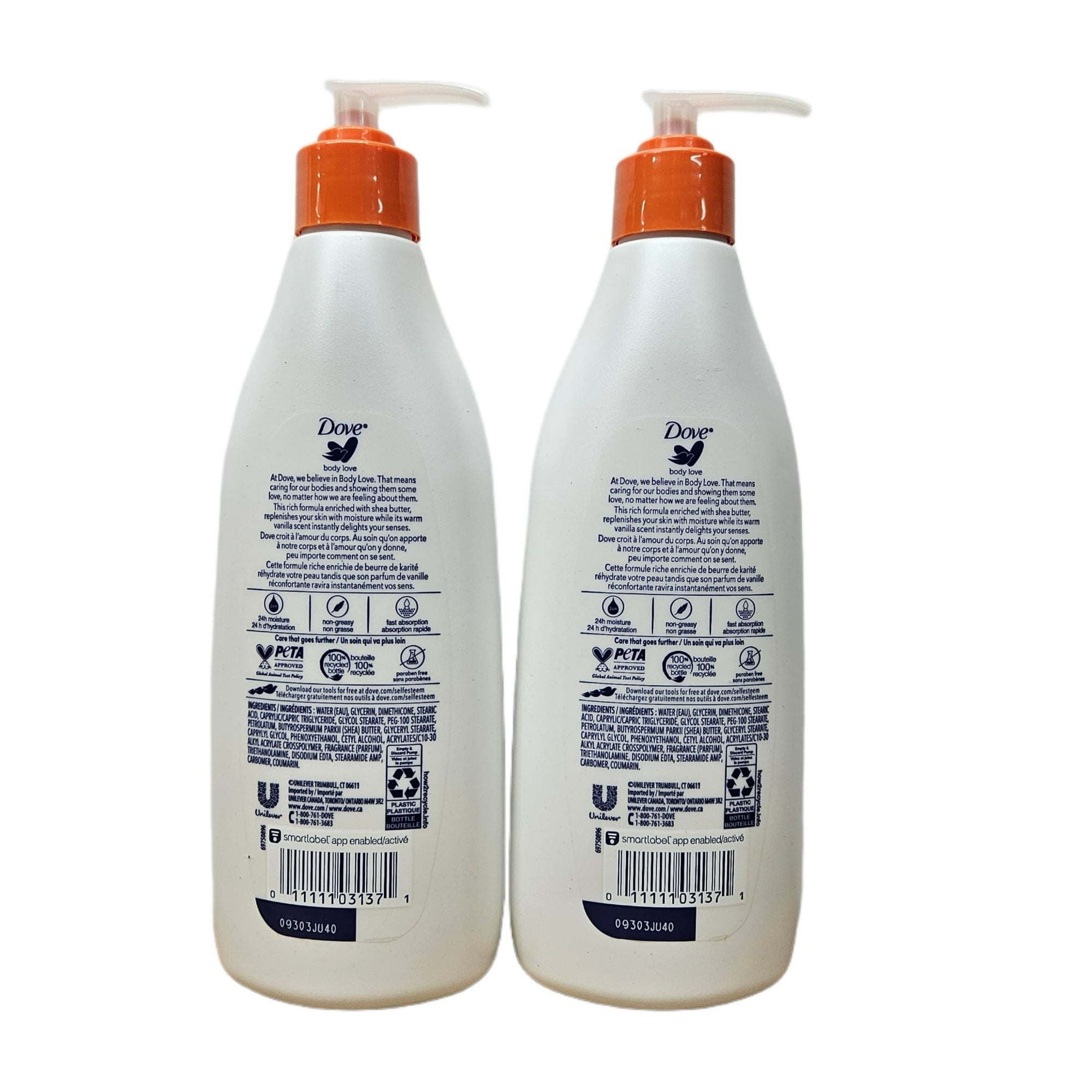 Dove Body Love Pampering Body Lotion Shea Butter for Silky, Smooth Skin Softens & Smoothes Dry Skin 13.5oz | 2 Pack EasyOptionXY LLC