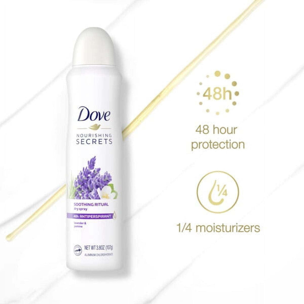 Dove Nourishing Secrets Soothing Ritual Dry Spray Antiperspirant Deodorant 3.8 oz