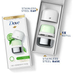 Dove 0% Aluminum Women's Deodorant Refill, Cucumber and Green Tea, 1.13 oz EasyOptionXY LLC