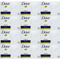 Dove White Cream Bar 4.75 oz / 135 Gr (Pack of 12) Dry Skin Bath Soaps EasyOptionXY LLC