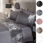 Pressed velvet panel duvet cover Pi-Mart